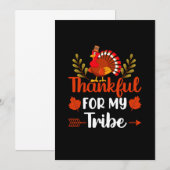 Dankbaar op Thanksgiving voor mijn stam Kaart (Voorkant / Achterkant)