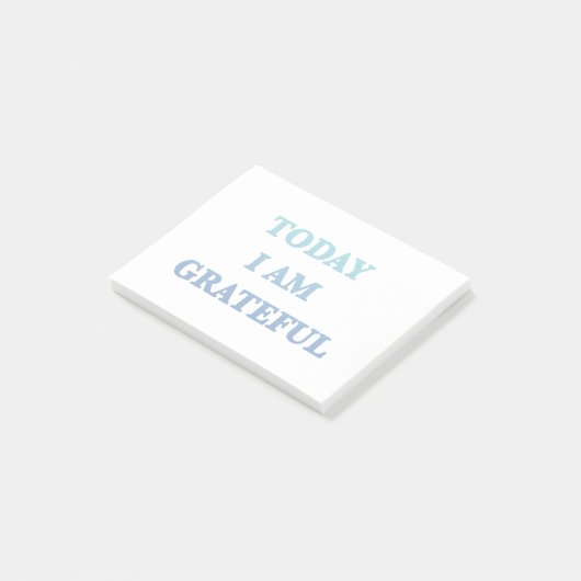 dankbaar post-it® notes (Schuin)