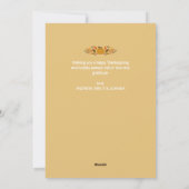 DANKBAAR script Happy Thanksgiving wenskaart Feestdagenkaart (Achterkant)