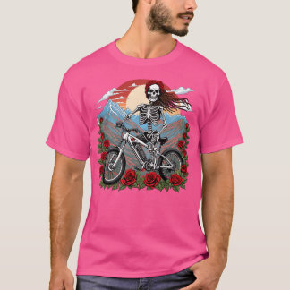 Dankbaar Skeleton Elektrische Mountainbike Ride Ac T-shirt