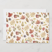 dankbaar | Thanksgiving-fotokaart Feestdagenkaart (Achterkant)