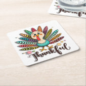 Dankbaar Turkije onderzetter (Schuin)