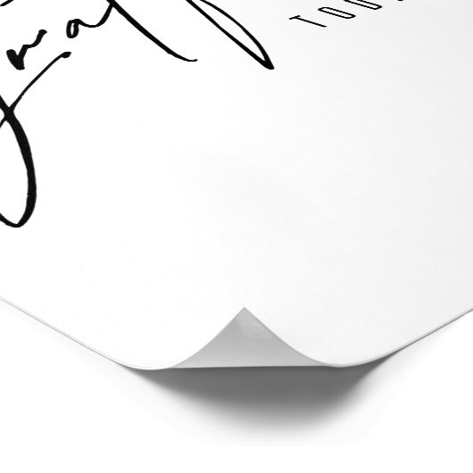 dankbaar vandaag. Poster en Prints (Hoek)