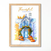 Dankbaar voor de Dag van de Thanksgiving Poster