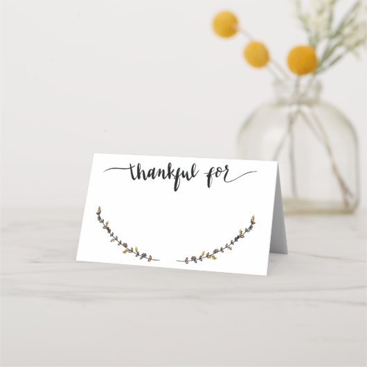 Dankbaar voor de naam van de kaart (Voorkant)