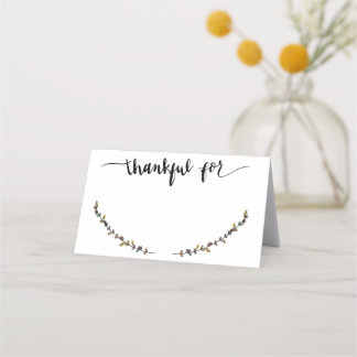 Dankbaar voor de naam van de kaart