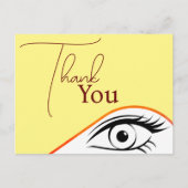 Dankbaar voor de visionaire oogchirurg briefkaart (Voorkant)