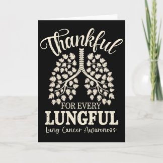 Dankbaar Voor Elke Longvol Longkanker Bewustzijn  Kaart