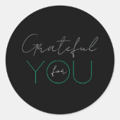 Dankbaar voor je Sticker (Voorkant)