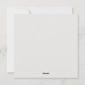 Dankbaar voor je Thanksgiving Krans Custom Feestdagenkaart (Achterkant)