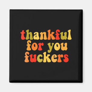 Dankbaar Voor Jou Forers Thanksgiving Gelukkig Ker Magneet