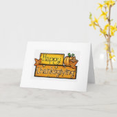 DANKBAAR VOOR *JOU* OP THANKSGIVING KAART (Gele Bloem)