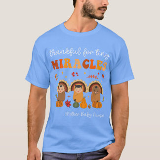 dankbaar voor kleine wonderen moeder Baby verpleeg T-shirt