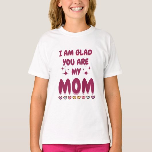 Dankbaar voor mama t-shirt (Voorkant)