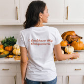 Dankbaar voor mij Fall Leaves Graphic T-shirt