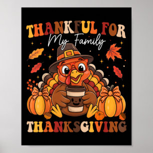 Dankbaar voor mijn familie Thanksgiving 2025 Turki Poster