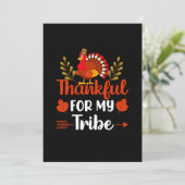 Dankbaar voor mijn stam met Thanksgiving Kaart (Staand voorkant)