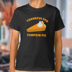 Dankbaar voor Pumpkin Pie Fun Thanksgiving T-Shirt