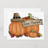 Dankbaar zijn briefkaart (Voorkant / Achterkant)