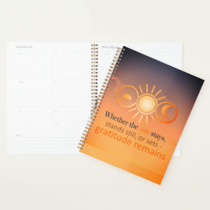 Dankbaarheid Blijft: Dankbaarheid Buiten de Klok Planner