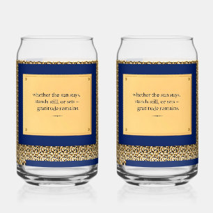 Dankbaarheid Blijft: Dankbaarheid Buiten de Klok V Blikvorm Glas