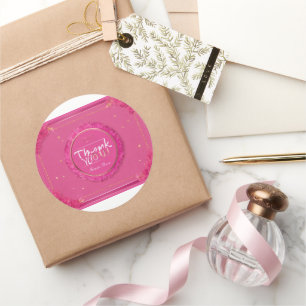 Dankbaarheid Blooms: Waterverf Dank u Stickers