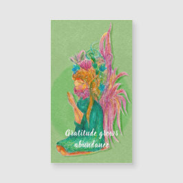 Dankbaarheid groeit overvloed magnetische Kaart