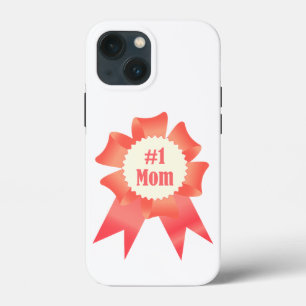Dankbaarheid Nummer Een Moeder winnaar award lint iPhone 13 Mini Hoesje