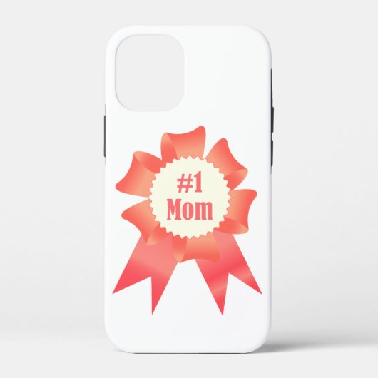Dankbaarheid Nummer Een Moeder winnaar award lint Case-Mate iPhone Case (Achterkant)