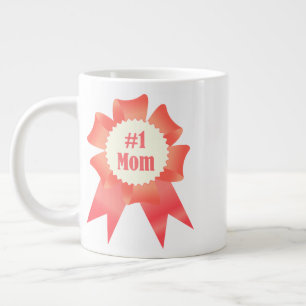 Dankbaarheid Nummer Een Moeder winnaar award lint Extra Grote Beker