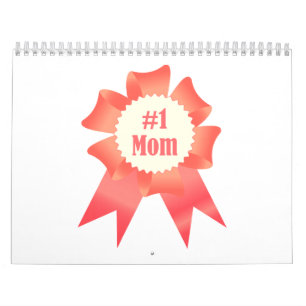 Dankbaarheid Nummer Een Moeder winnaar award lint Kalender