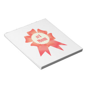 Dankbaarheid Nummer Een Moeder winnaar award lint Notitieblok
