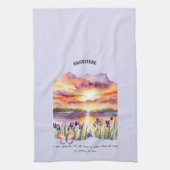 dankbaarheid positieve bevestiging theedoek (Verticaal)