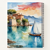 Dankbaarheid Seaside Serenity Notitieboek (Achterkant)