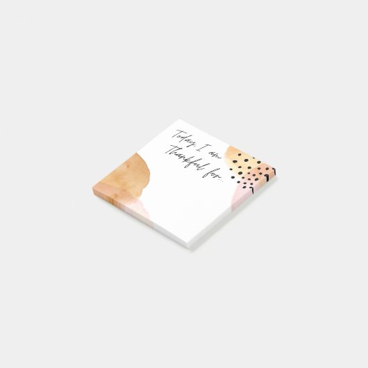 Dankbaarheid Sticky Notes (Schuin)