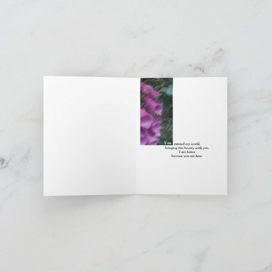 Dankbaarheid voor Vriendschap Bedankkaart (Binnen)