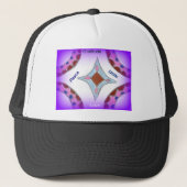 "Dankbaarheid Vrede Liefde Verenig" Mandala Art Pr Trucker Pet (Voorkant)