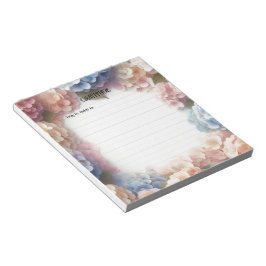 Dankbaarheid Waterverf Hortensia Notitieblok