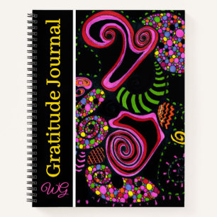 Dankbaarheidsdagboek Gepersonaliseerde Doodle Drea Notitieboek