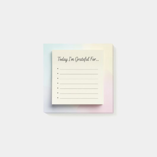 "Dankbaarheidsdagboek" Sticky Notes (Voorkant)