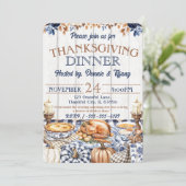 Dankbaarheidsdiner Familie Vrienden Kaart (Staand voorkant)