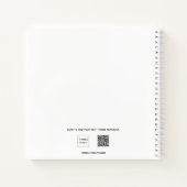 Dankbaarheidsjournaal groen krans naam script notitieboek (Achterkant)