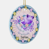 dankbaarheidskikker keramisch ornament (Rechts)