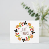Dankbaarheidskrans Briefkaart (Staand voorkant)