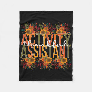 Dankbare activiteit directe Thanksgiving Fleece Deken