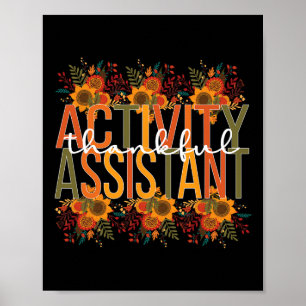 Dankbare activiteit directe Thanksgiving Poster