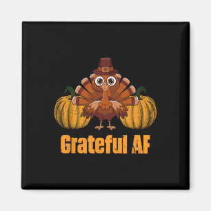Dankbare Af Thanksgiving grap Kalkoendag Pun Feest Magneet