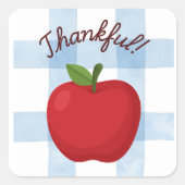 Dankbare Apple Sticker (Voorkant)