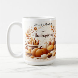 Dankbare Bijeenkomsten: Festieve Thanksgiving Mok