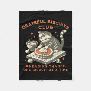Dankbare Biscuitclub Kneedt Dank Eén Biscuit Fleece Deken